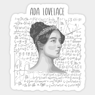 Ada Lovelace Portrait Sticker